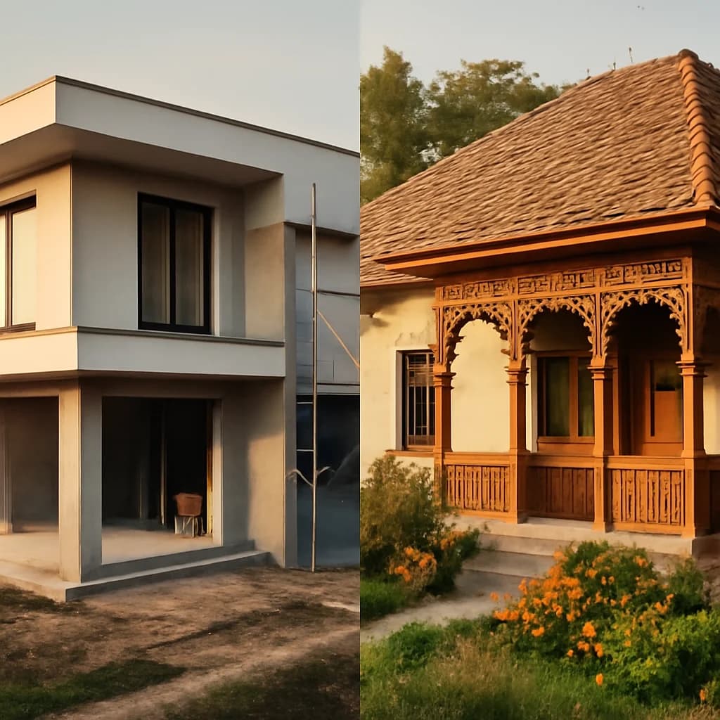 Casă nouă sau casă veche renovată?