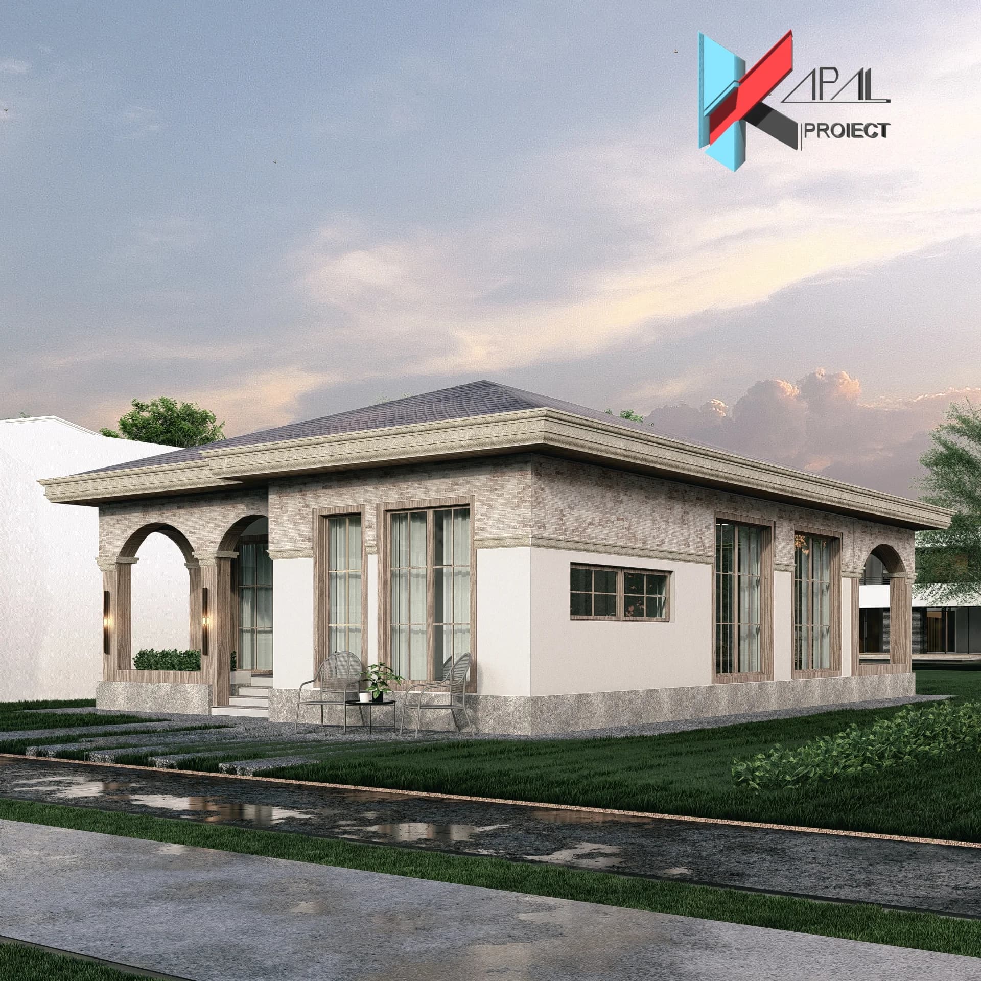 Proiect case clasic K172 Locuinta unifamiliala Parter - imagine galerie 3 Kapal Proiect