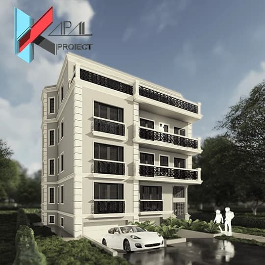 Proiect case clasic K009 Locuinta unifamiliala D+P+4E Constanta - fatada principala Kapal Proiect