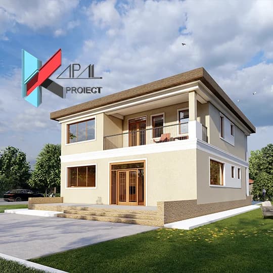 Proiect case clasic K022 Locuinta unifamiliala S+P+1E+M - imagine galerie 2 Kapal Proiect