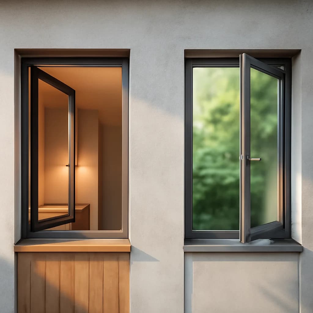 Ferestre spre interior sau exterior: cum alegi corect