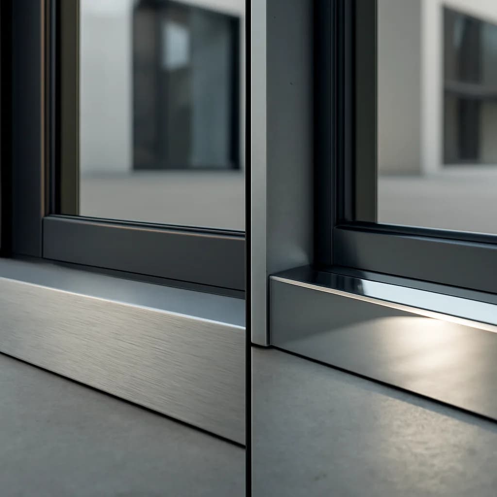 Prag de ușă: aluminiu sau inox — cum alegi corect — ilustratie materiale construcții | Kapal Proiect