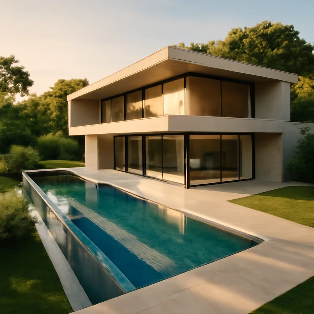 Casă cu piscină: ce schimbă proiectul din start — ilustratie construcții rezidențiale | Kapal Proiect