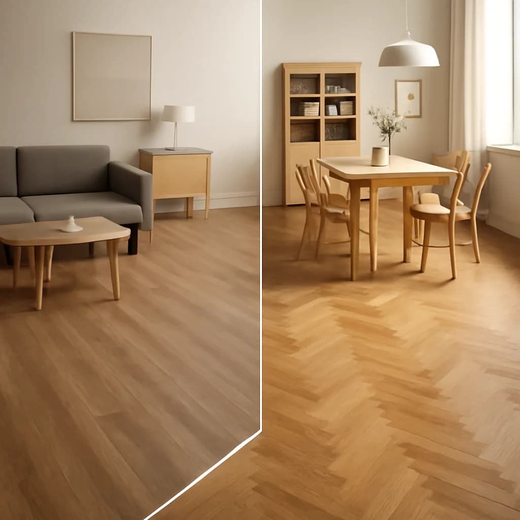 Parchet laminat sau triplustratificat: cum alegi corect — ilustratie design interior | Kapal Proiect