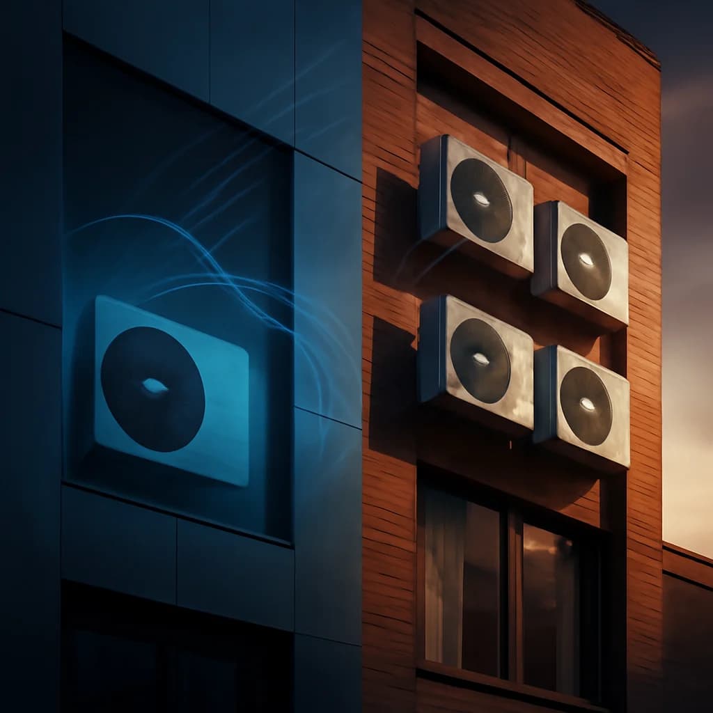VRV/VRF sau split clasic: cum alegi sistemul de climatizare — ilustratie construcții | Kapal Proiect