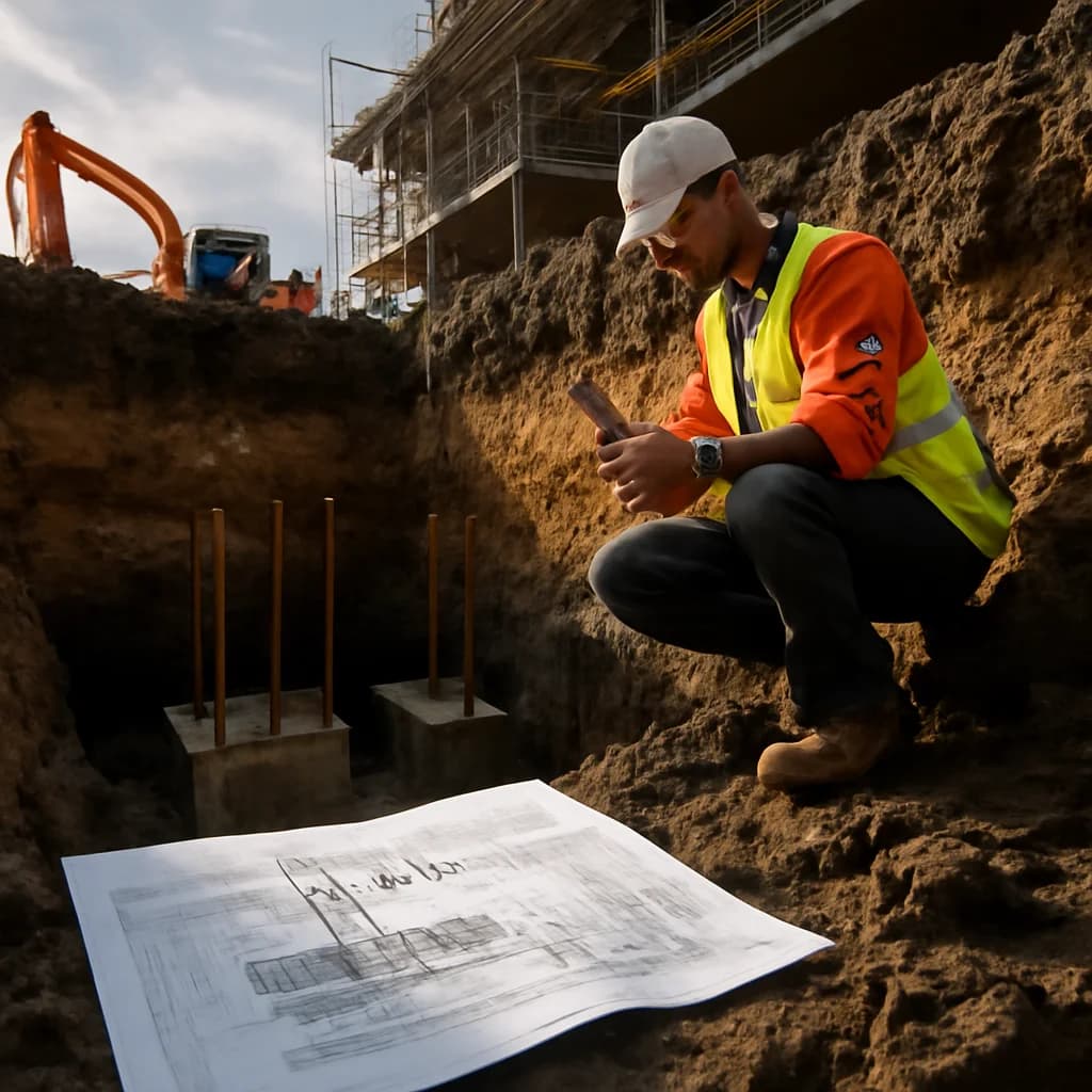 Studiul geotehnic: când e obligatoriu și ce spune norma din 2023 — ilustratie construcții | Kapal Proiect