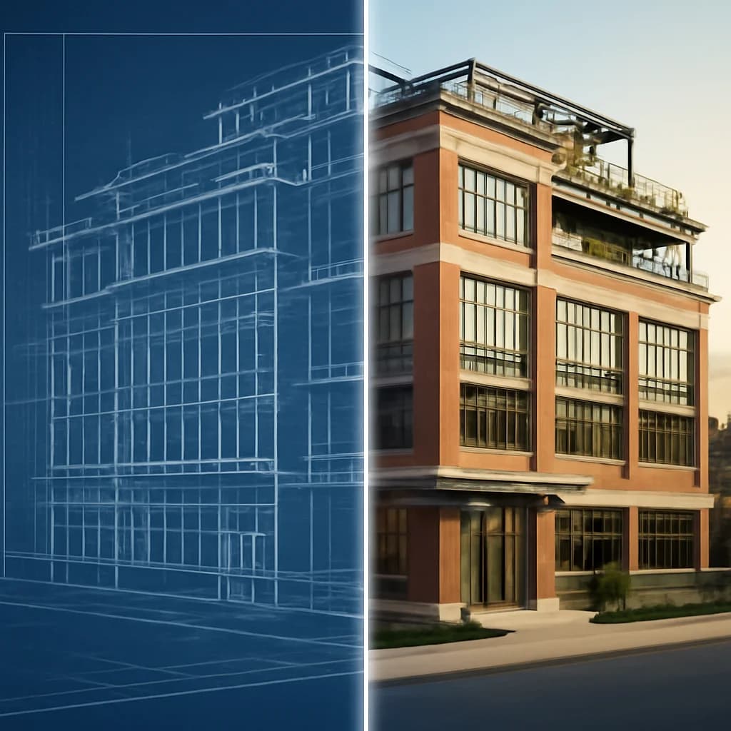 BIM sau proiectare 2D clasică – cum alegi pentru proiectul tău — ilustratie construcții | Kapal Proiect