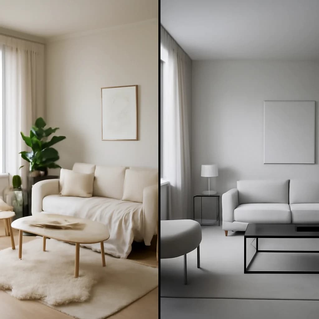 Stil Scandinav vs. Minimalist: Cum Alegi
