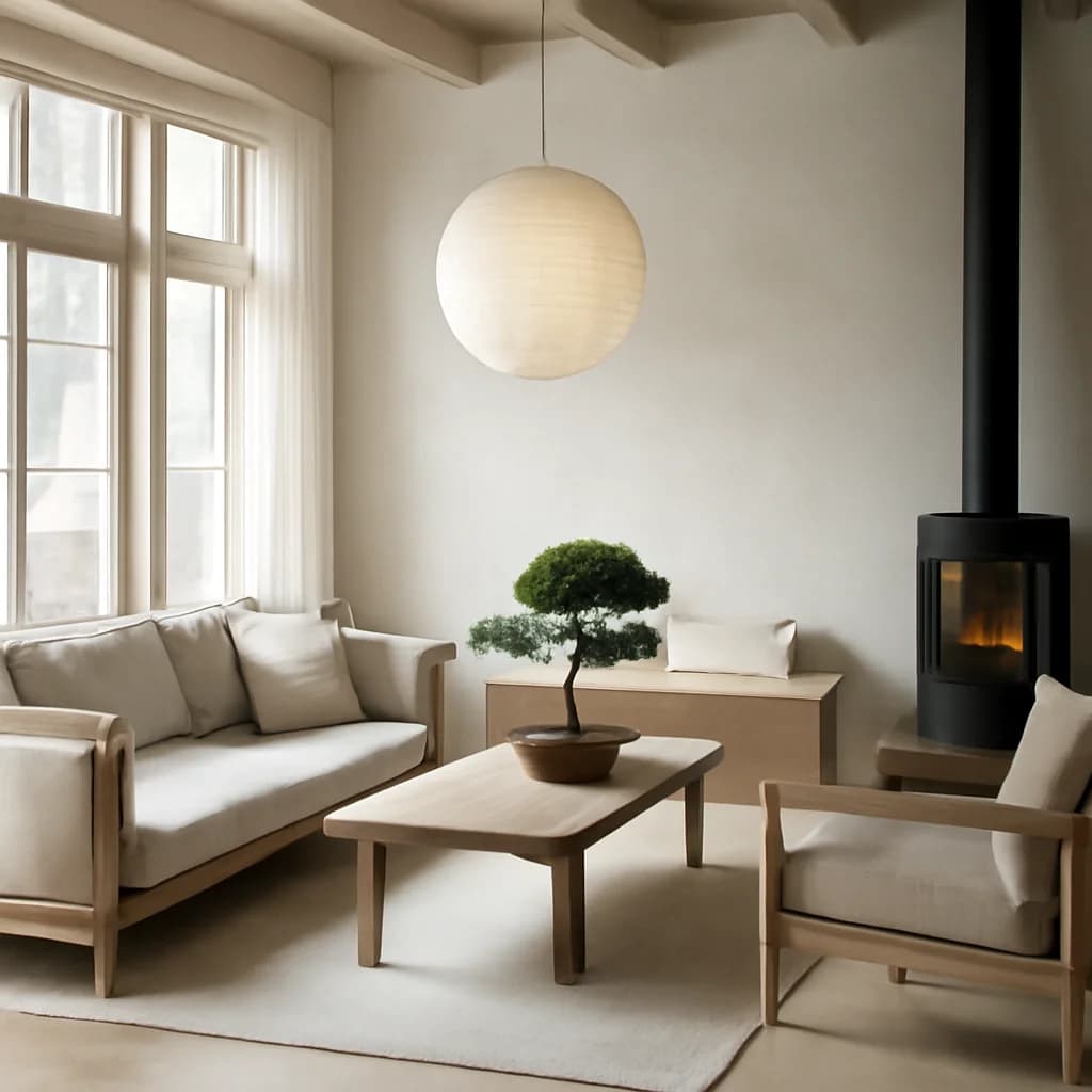 Stil Japandi: cum arată fuziunea japonez-scandinav — ilustratie design interior | Kapal Proiect