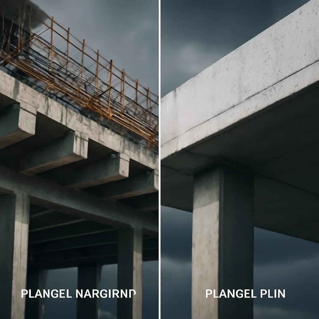 Planșeu nervurat sau planșeu plin din beton armat: cum alegi — ilustratie construcții | Kapal Proiect
