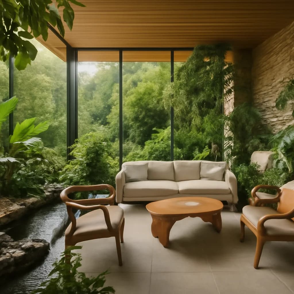 Biophilic Design: Cum Aduci Natura în Casa Ta — ilustratie design interior | Kapal Proiect