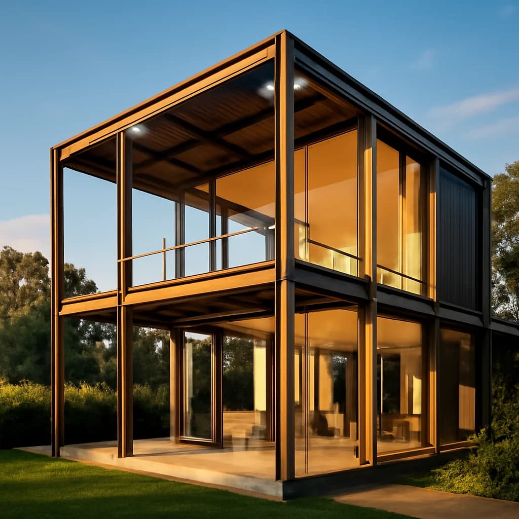 Casă pe structură metalică – avantaje și dezavantaje reale — ilustratie construcții | Kapal Proiect