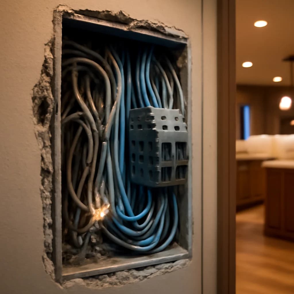 Instalație electrică: parțial sau complet — cum decizi — ilustratie construcții | Kapal Proiect