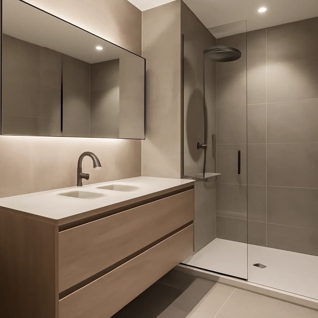 Renovare baie completă: ordinea lucrărilor și bugetul realist