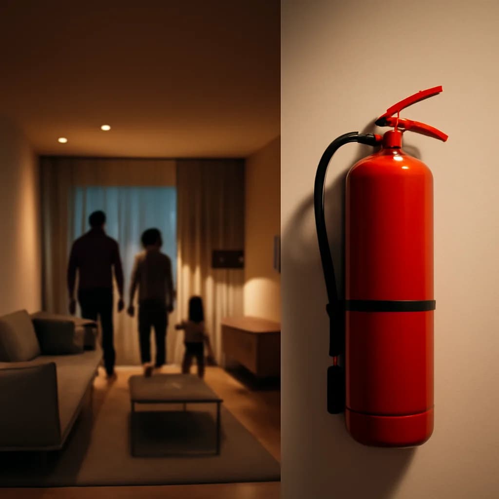 Stingător de incendiu la casă: obligatoriu sau recomandat? — ilustratie arhitectură | Kapal Proiect