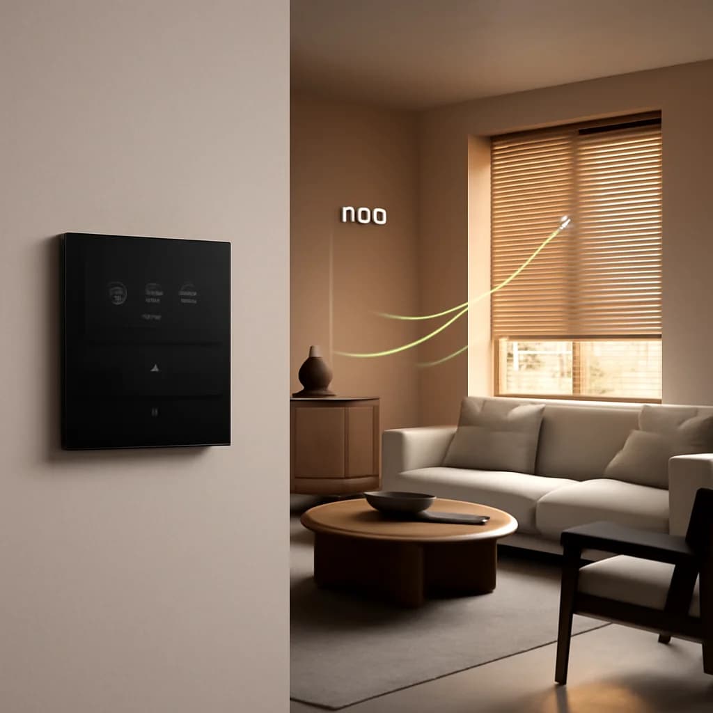 KNX sau sisteme wireless: ce alegi pentru automatizarea casei? — ilustratie smart home tehnologii | Kapal Proiect