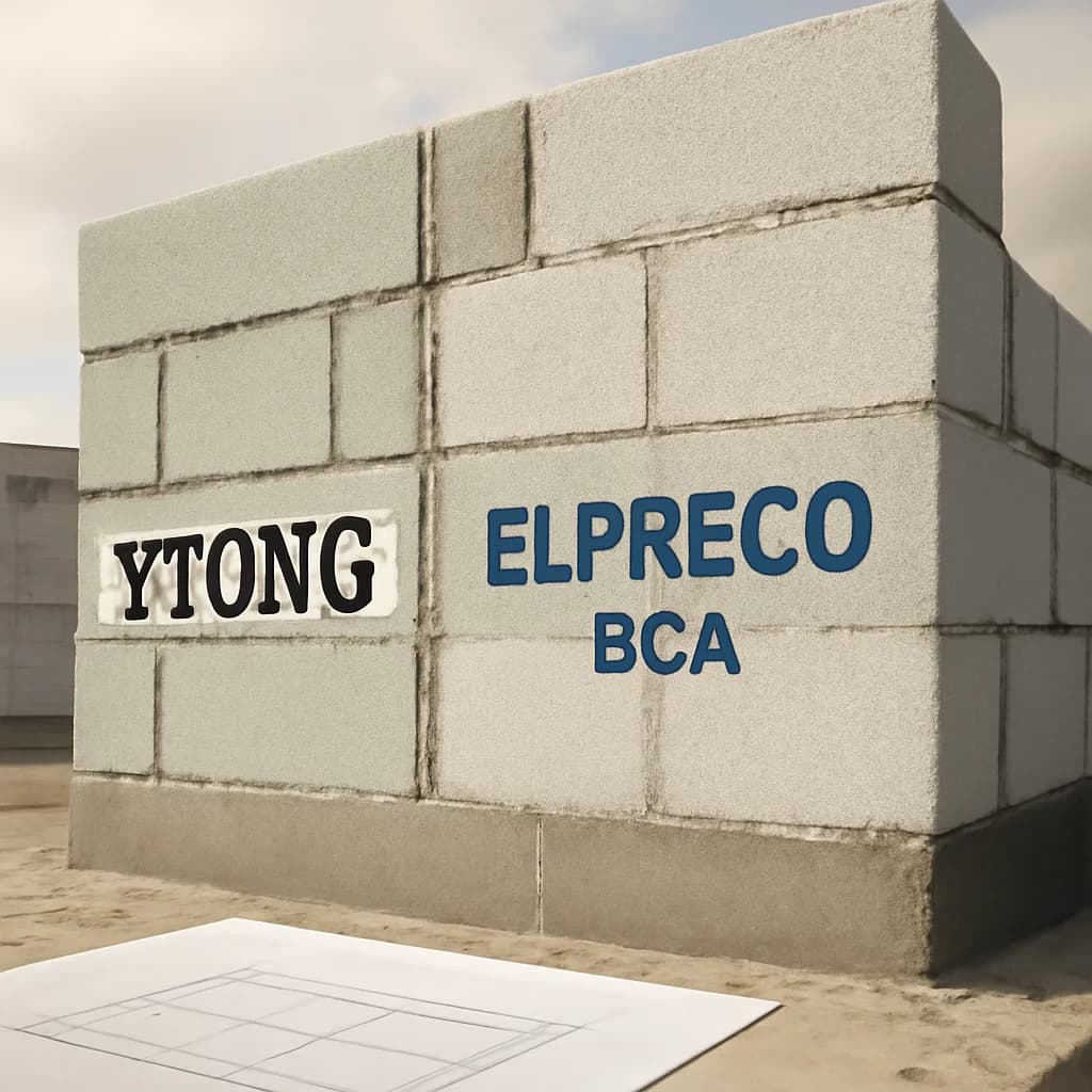 BCA Ytong sau Elpreco: cum alegi brandul potrivit — ilustratie materiale construcții | Kapal Proiect