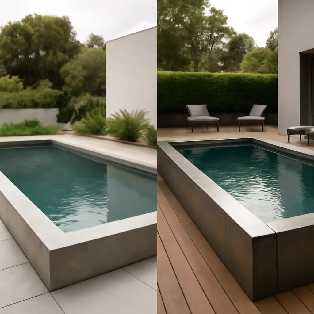 Piscină din beton turnat sau panouri metalice: cum alegi — ilustratie construcții | Kapal Proiect