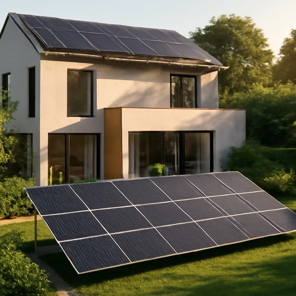 Panouri fotovoltaice: pe acoperiș sau la sol?