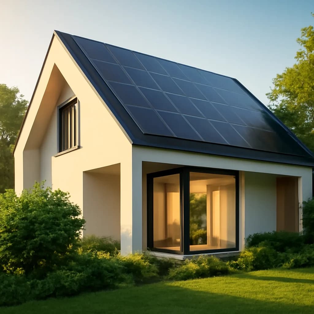 Finanțare panouri fotovoltaice: AFM, Casa Verde sau credit — ilustratie energii regenerabile | Kapal Proiect