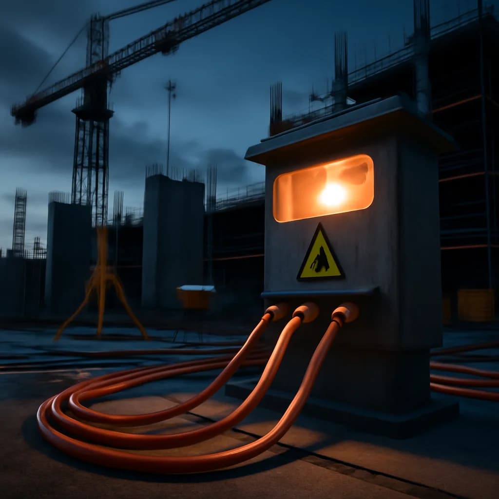 Branșament electric de șantier: cum se obține