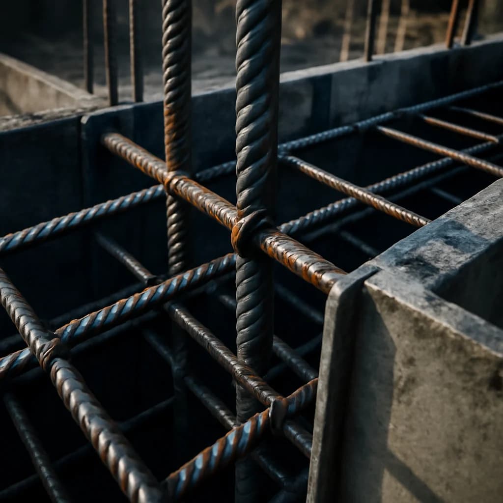 Cum verifici dacă armătura e montată corect în beton armat — ilustratie construcții | Kapal Proiect