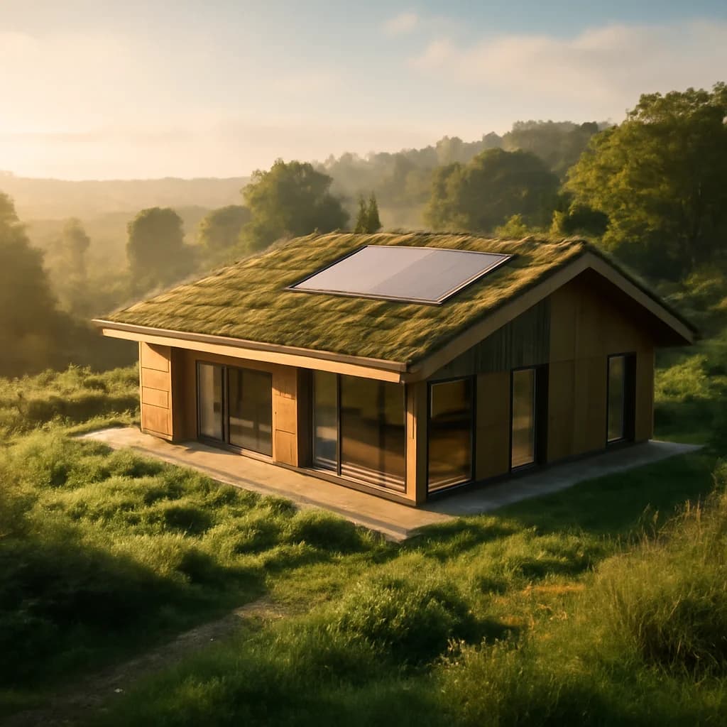 Casa off-grid: ce înseamnă și cum se construiește — ilustratie energii regenerabile | Kapal Proiect