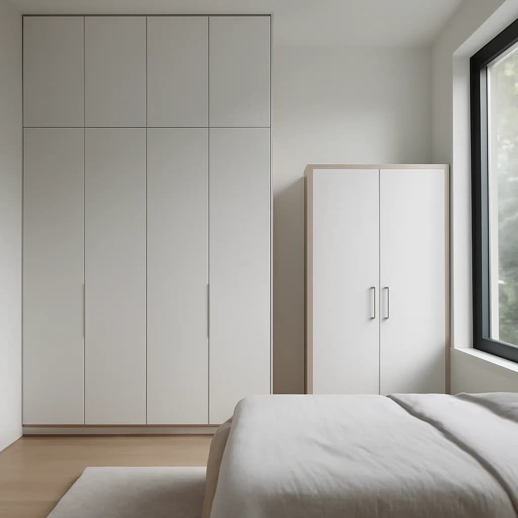 Dulap pe toată înălțimea sau standard: cum alegi — ilustratie design interior | Kapal Proiect