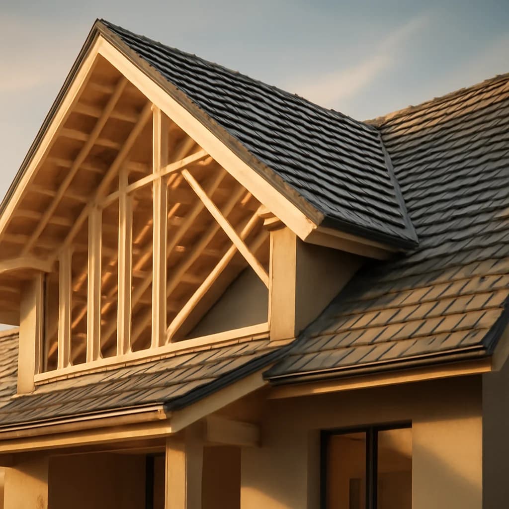 Acoperișul casei: de la șarpantă la învelitoare — ilustratie cadastru și imobiliare | Kapal Proiect