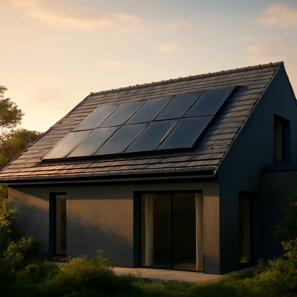 Panouri fotovoltaice pentru casă: ghid de instalare — ilustratie energii regenerabile | Kapal Proiect