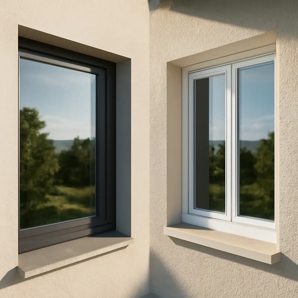 Tâmplărie PVC sau Aluminiu: Ce Alegem? — ilustratie materiale construcții | Kapal Proiect