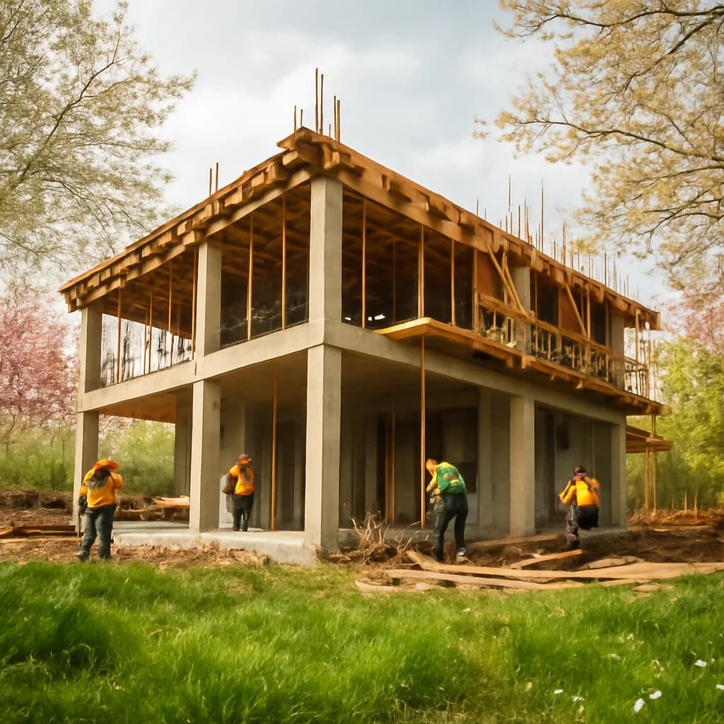 Lucrări de construcție primăvara: pe ce pui accent la start
