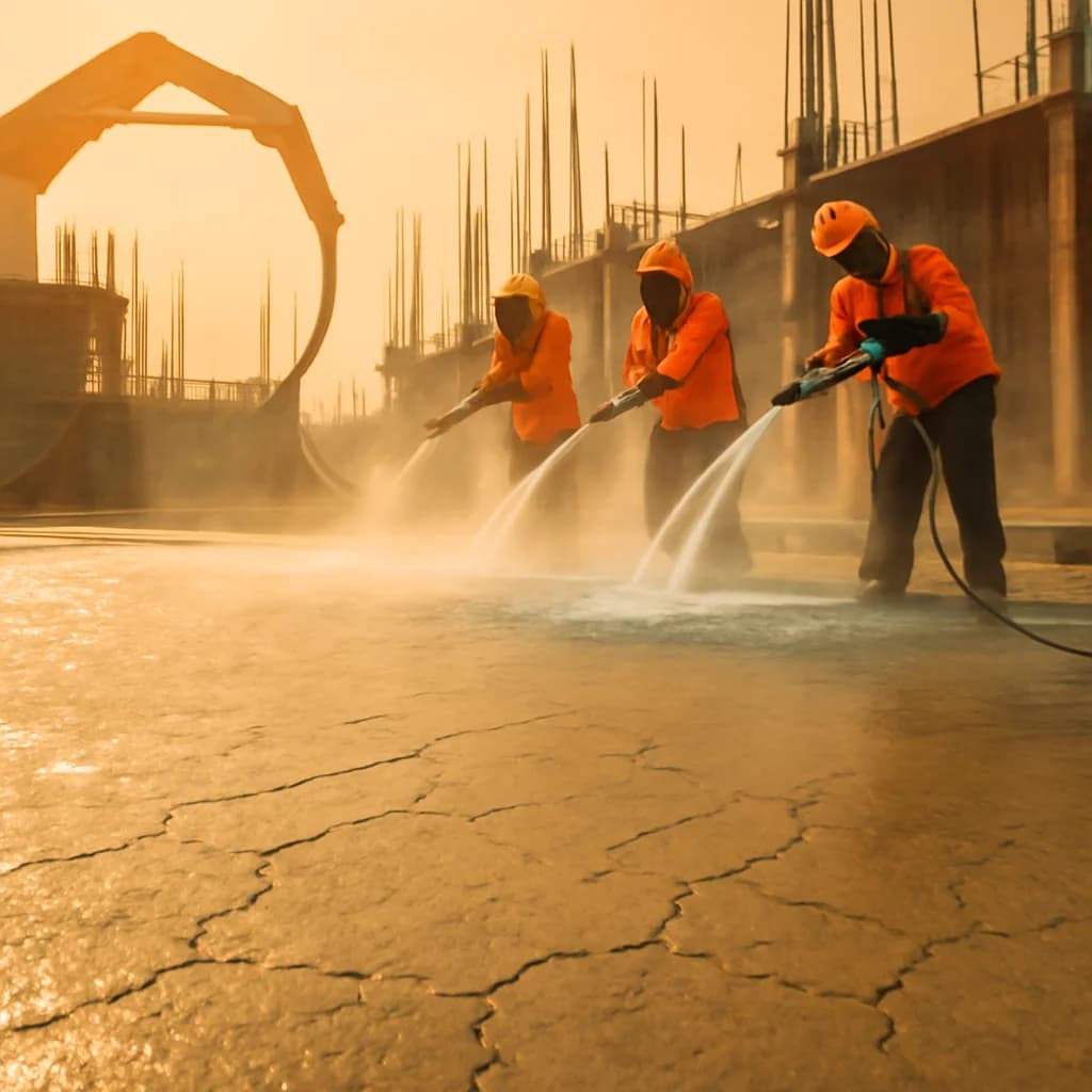 Turnare beton pe caniculă: riscuri și precauții esențiale