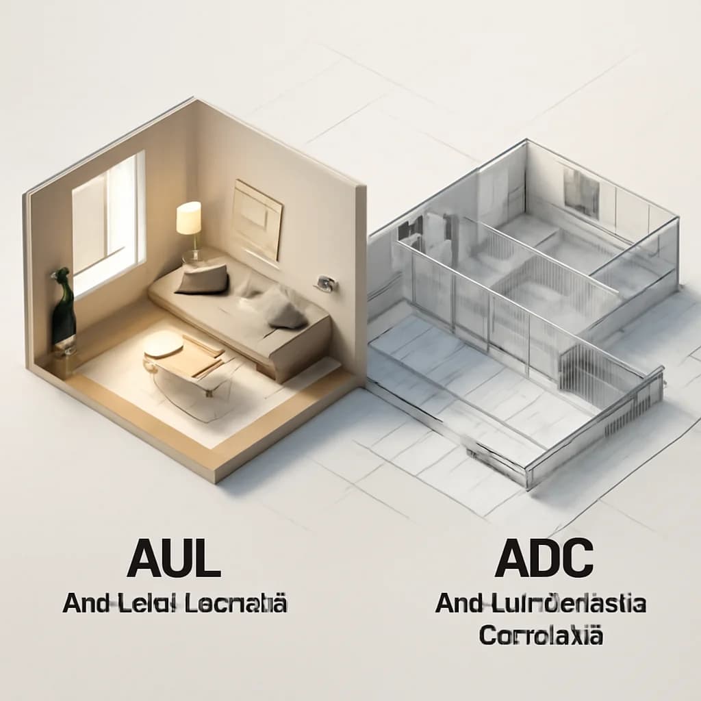ADC vs. AUL – ce diferență face în bugetul tău — ilustratie cadastru și imobiliare | Kapal Proiect