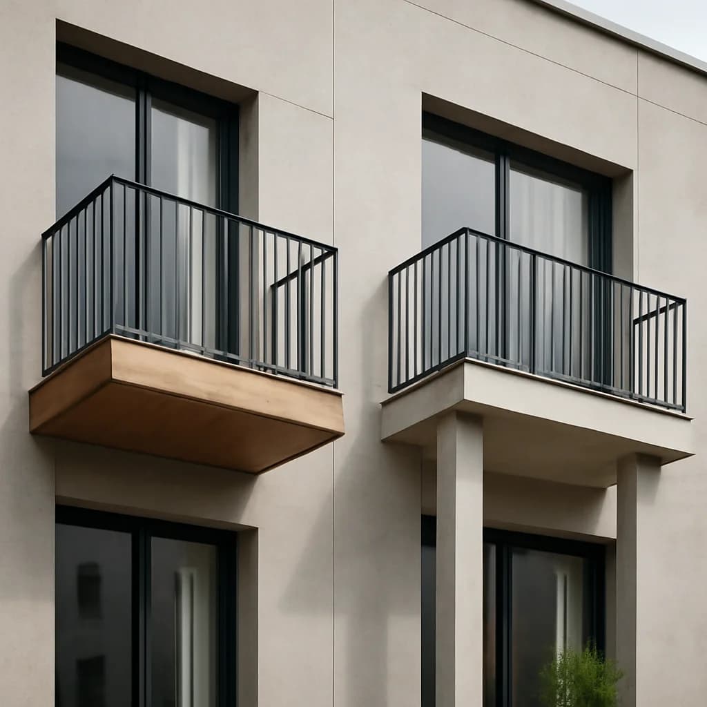 Balcon în consolă sau pe stâlpi: cum alegi structura