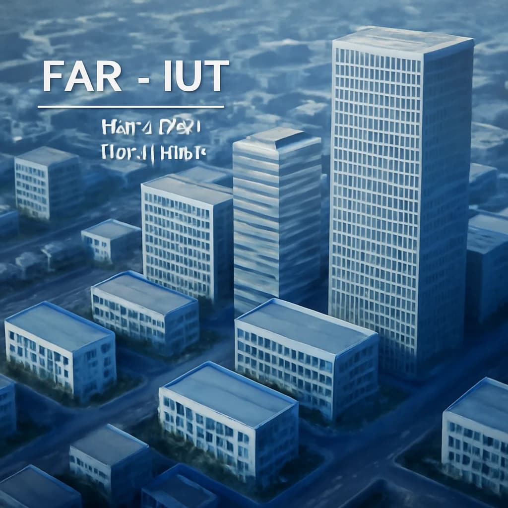 Ce este IUT (Indicele de Utilizare a Terenului) și cum se calculează — ilustratie arhitectură | Kapal Proiect