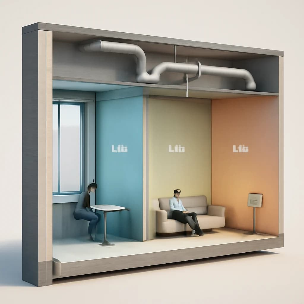 Subzone funcționale Lca, Lcb și Lis în calculul energetic — ilustratie arhitectură | Kapal Proiect