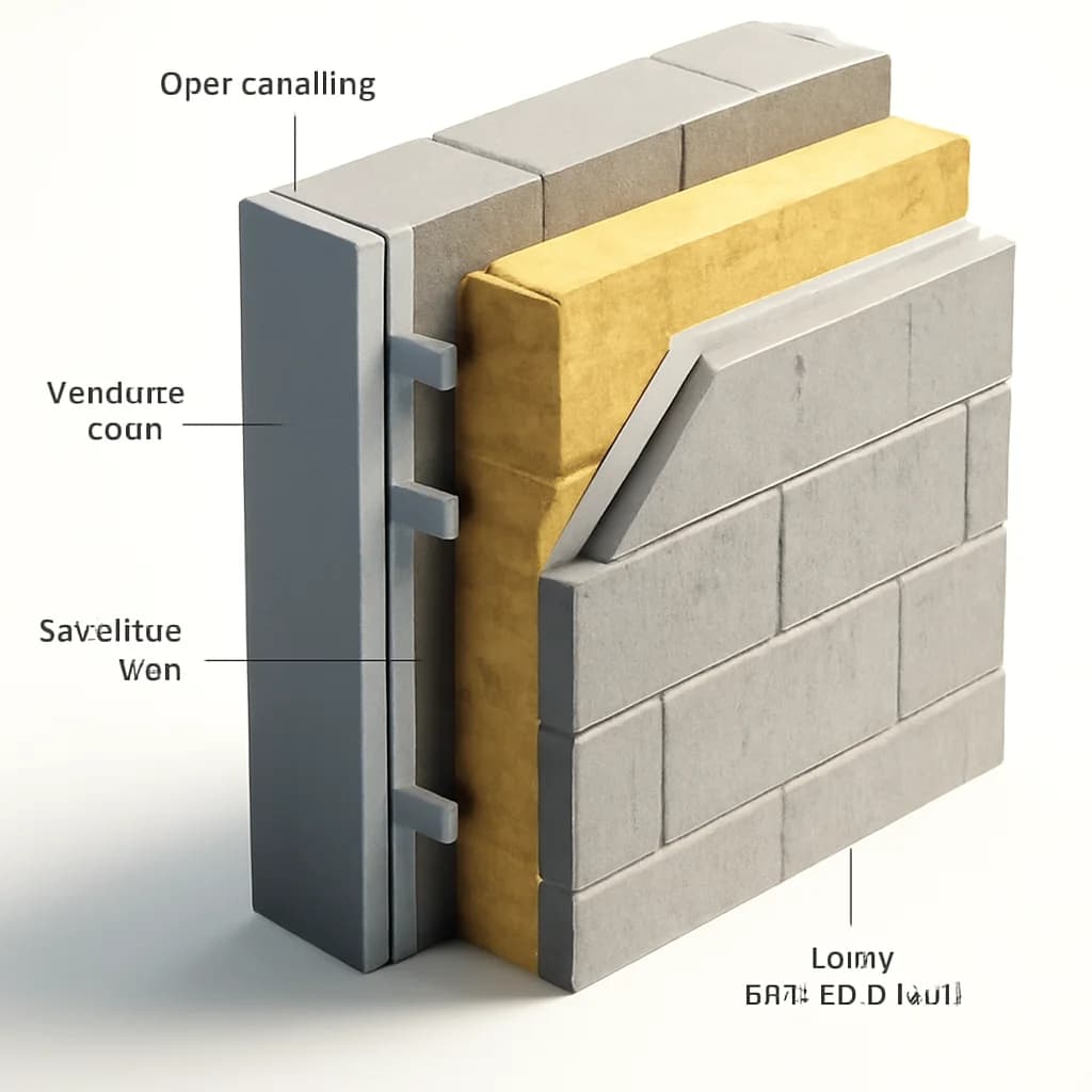 Costuri fațade ventilate: ghid practic pe componente — materiale construcții, imagine 2 | Kapal Proiect