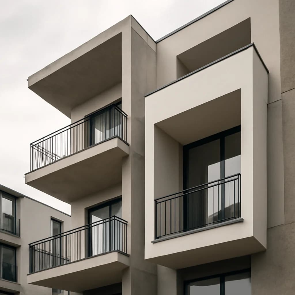 Suprafața balconului: 100% sau 50%? Cum verifici corect — ilustratie cadastru și imobiliare | Kapal Proiect