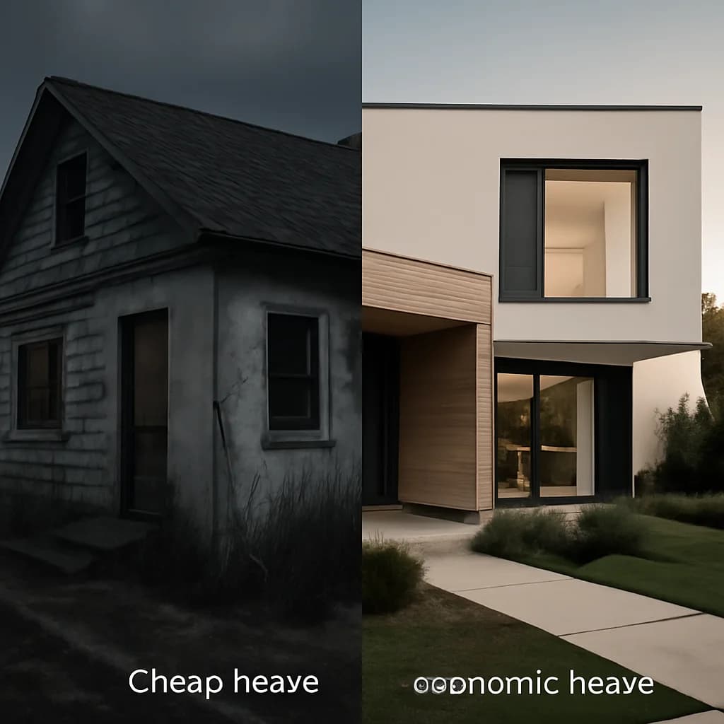 Casă economică vs casă ieftină: ce alegi cu adevărat