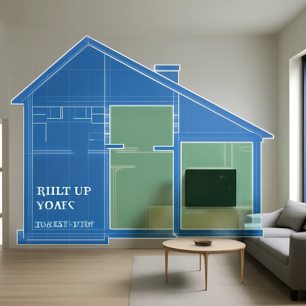 Suprafață utilă vs. construită: care e diferența — ilustratie cadastru și imobiliare | Kapal Proiect