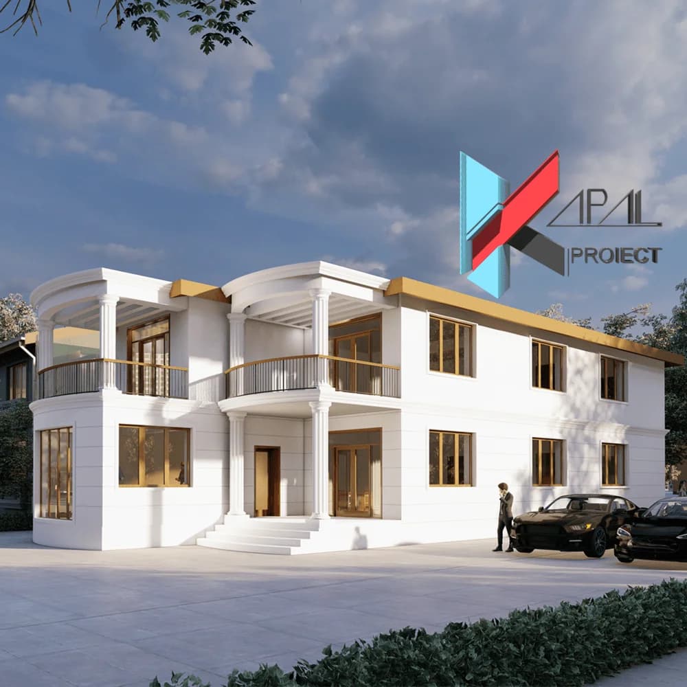 Proiect case clasic K012 Locuinta unifamiliala P+1E Constanta - fatada principala Kapal Proiect