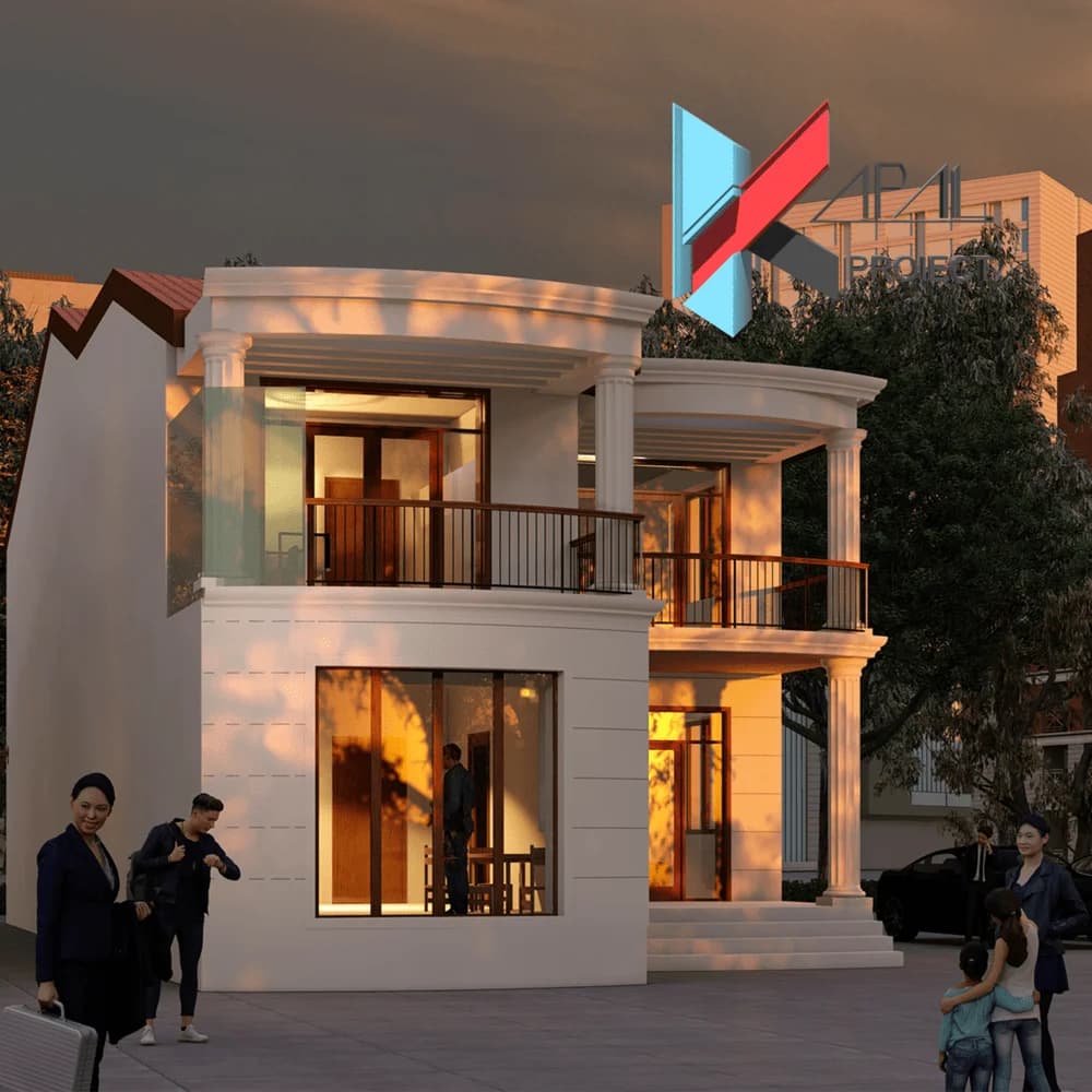 Proiect case clasic K012 Locuinta unifamiliala P+1E Constanta - perspectiva exterioara Kapal Proiect