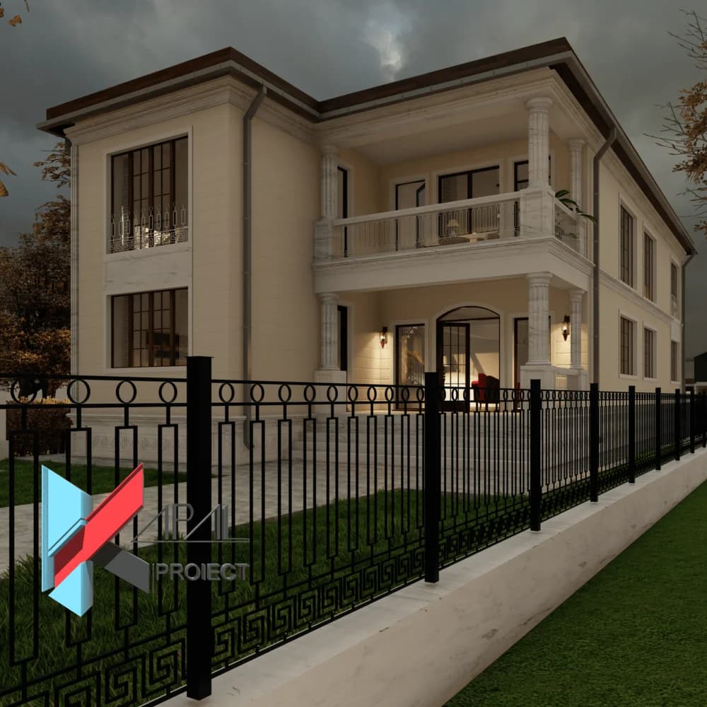 Proiect case clasic K016 Locuinta unifamiliala P+1E Constanta - vedere spate Kapal Proiect