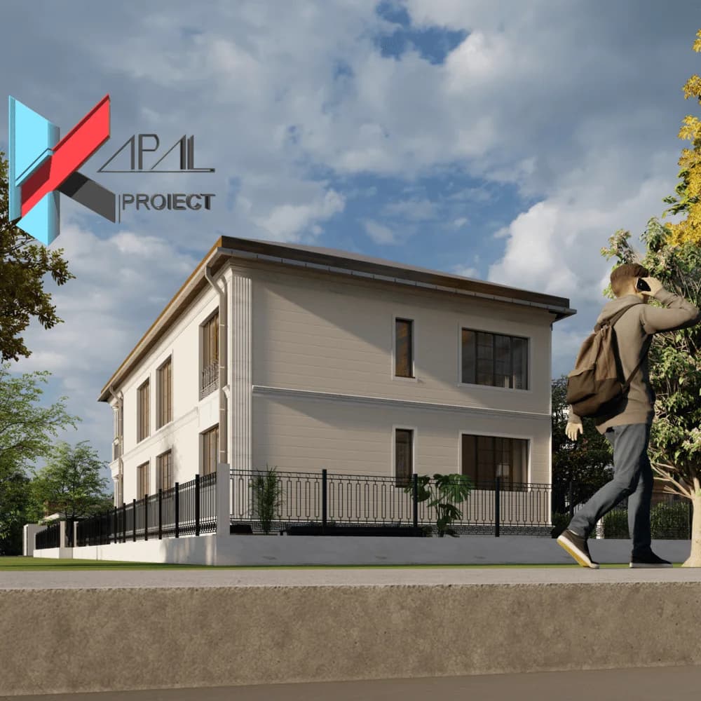 Proiect case clasic K016 Locuinta unifamiliala P+1E Constanta - perspectiva exterioara Kapal Proiect