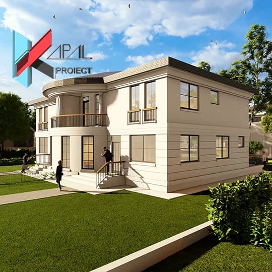 Proiect case clasic K040 Locuinta unifamiliala P+1E Constanta - detaliu fatada Kapal Proiect
