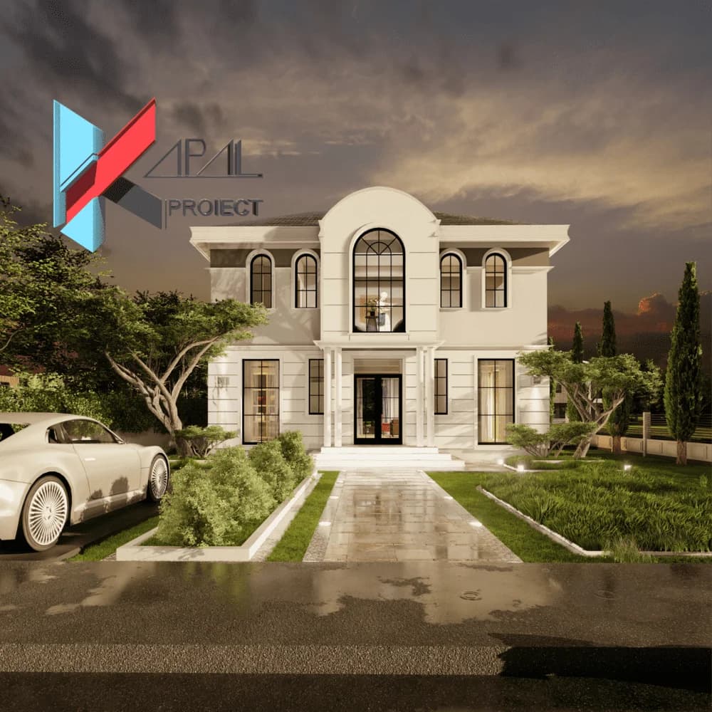 Proiect case clasic K084 Locuinta unifamiliala P+1E Constanta - fatada principala Kapal Proiect