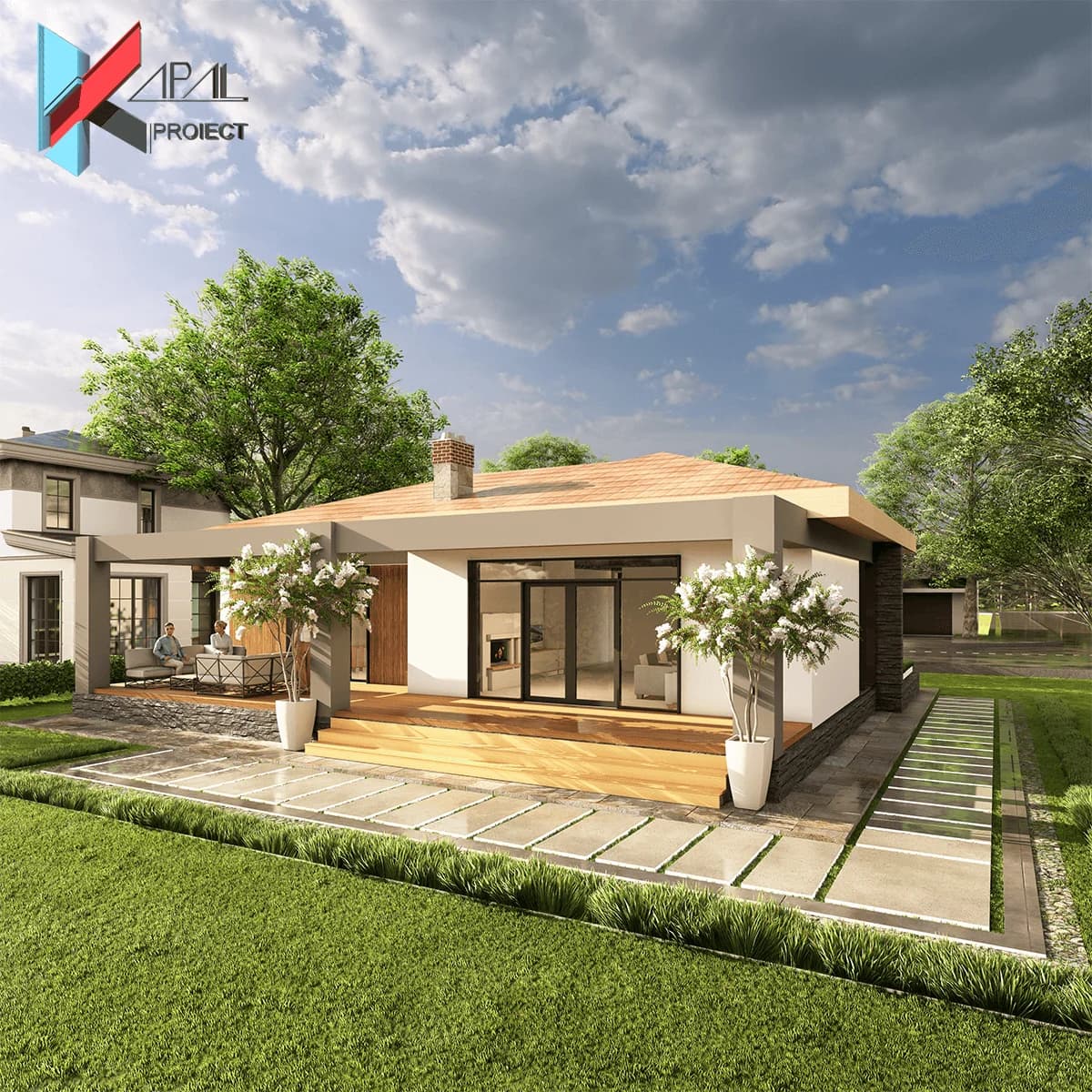 Proiect case modern K140 Locuinta unifamiliala P - imagine galerie 3 Kapal Proiect