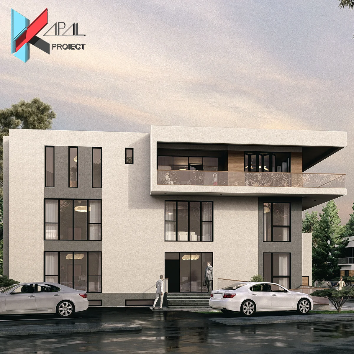 K149 Locuinta unifamiliala P+2E cu sedii firme la parter - Imagine 3