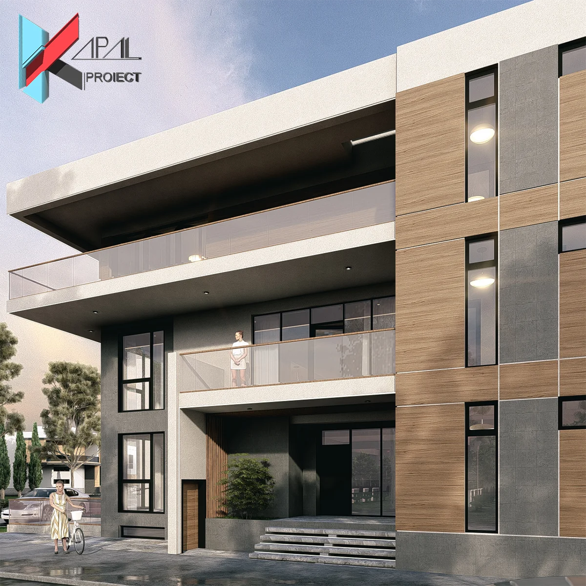 K149 Locuinta unifamiliala P+2E cu sedii firme la parter - Imagine 2